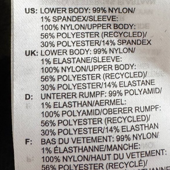 Adidas by Stella McCartney Run Outdoor Midlayer Top in Black/Grey, size Small - Picture 6 of 10